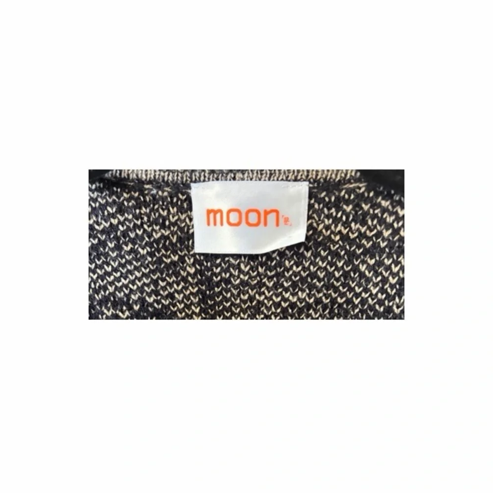 Moon Fringe Draped Collar Cardigan‎ Poncho Sweater